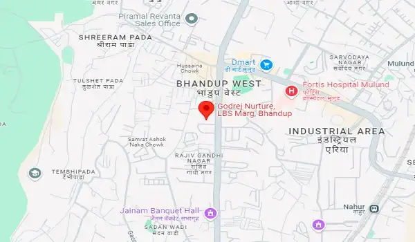 Godrej Nurture Mumbai location map