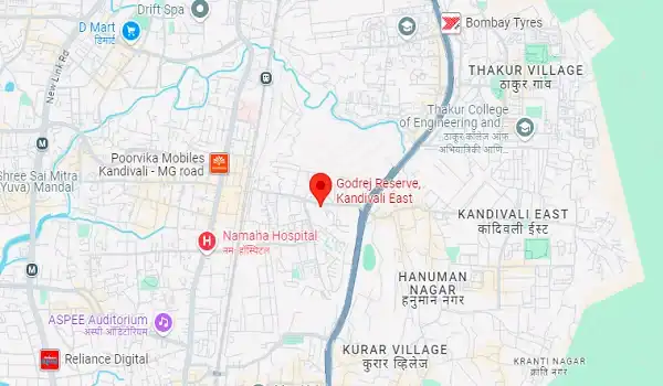 Godrej Reserve location map