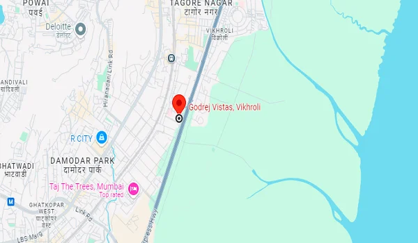 Godrej Vistas location map