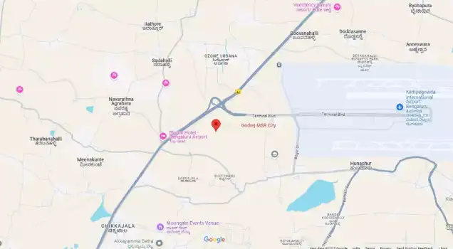 Godrej MSR City location map