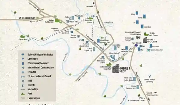 Godrej Nest location map