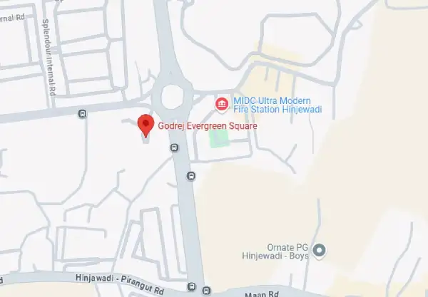 Godrej Evergreen Square location