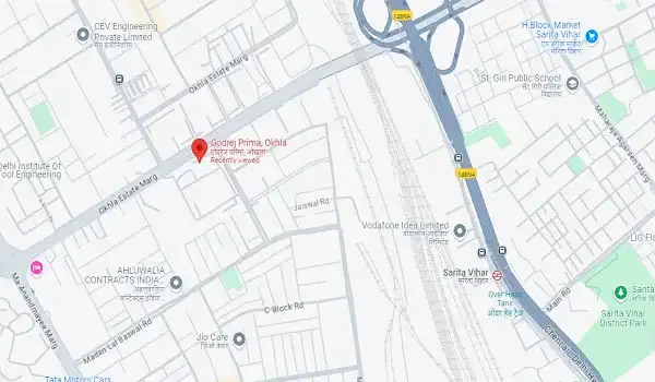 Godrej Prima location map