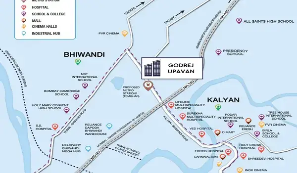 Godrej Upavan location map