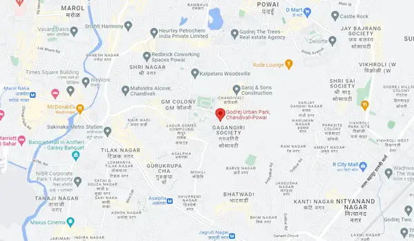 Godrej Urban Park location