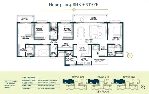 godrej-tiara-4-bhk-plus-staff-apartment-floor-plan-by-godrej-properties-located-at-yeshwanthpur-goraguntepalya-bangalore-karnataka