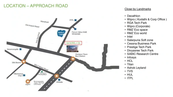 Godrej 24 Location map Godrej 24 Location map