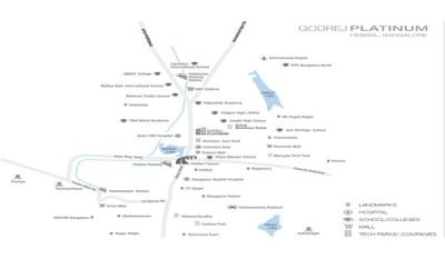 Godrej Platinum location map Godrej Platinum location map