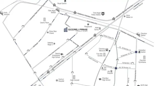 Godrej Prime location Godrej Prime location