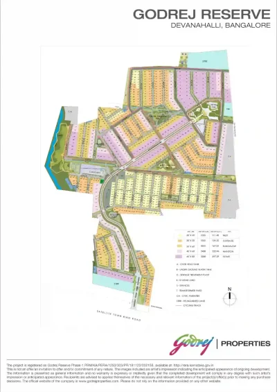 Godrej Reserve plots Masterplan