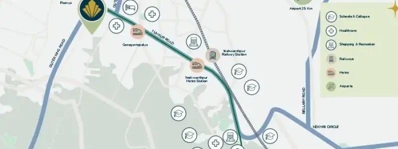 godrej-tiara-location-map-with-landmarks godrej-tiara-location-map-with-landmarks